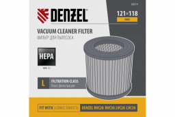 Фильтр каркасный-складчатый HEPA для пылесосов Denzel RVC20 RVC30 LVC20 LVC30 Denzel