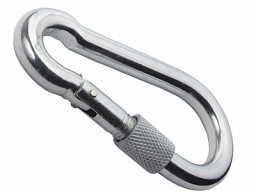 Карабин D-14 мм с предохранительной гайкой, DIN 5299D