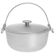 Казан алюминиевый походный с крышкой, 10 л ТМ ГАРДАРИКА 10-1