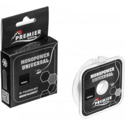 Леска MONOPOWER UNIVERSAL 0,12mm/100m Clear Nylon PREMIER fishing