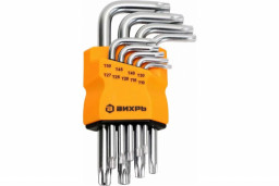 Набор ключей имбусовых Torx 9 шт T10-T50 Вихрь