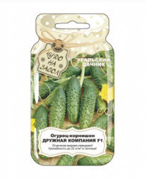 Огурец Дружная компания F1 банка 10шт УД