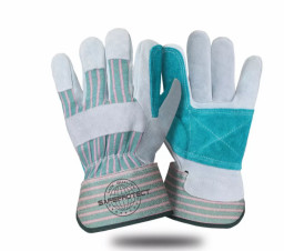 Перчатки спилковые, комбинированные САХАЛИН