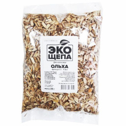 Щепа для копчения 200 гр Ольха 7-12 мм